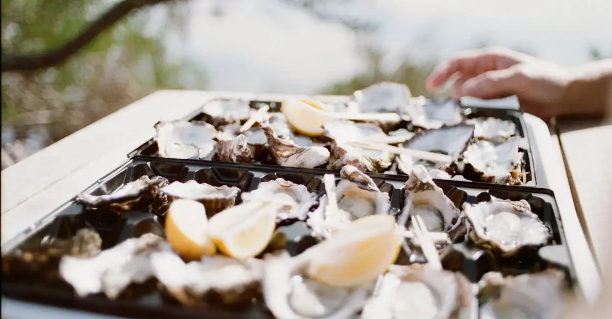 Oesters eten